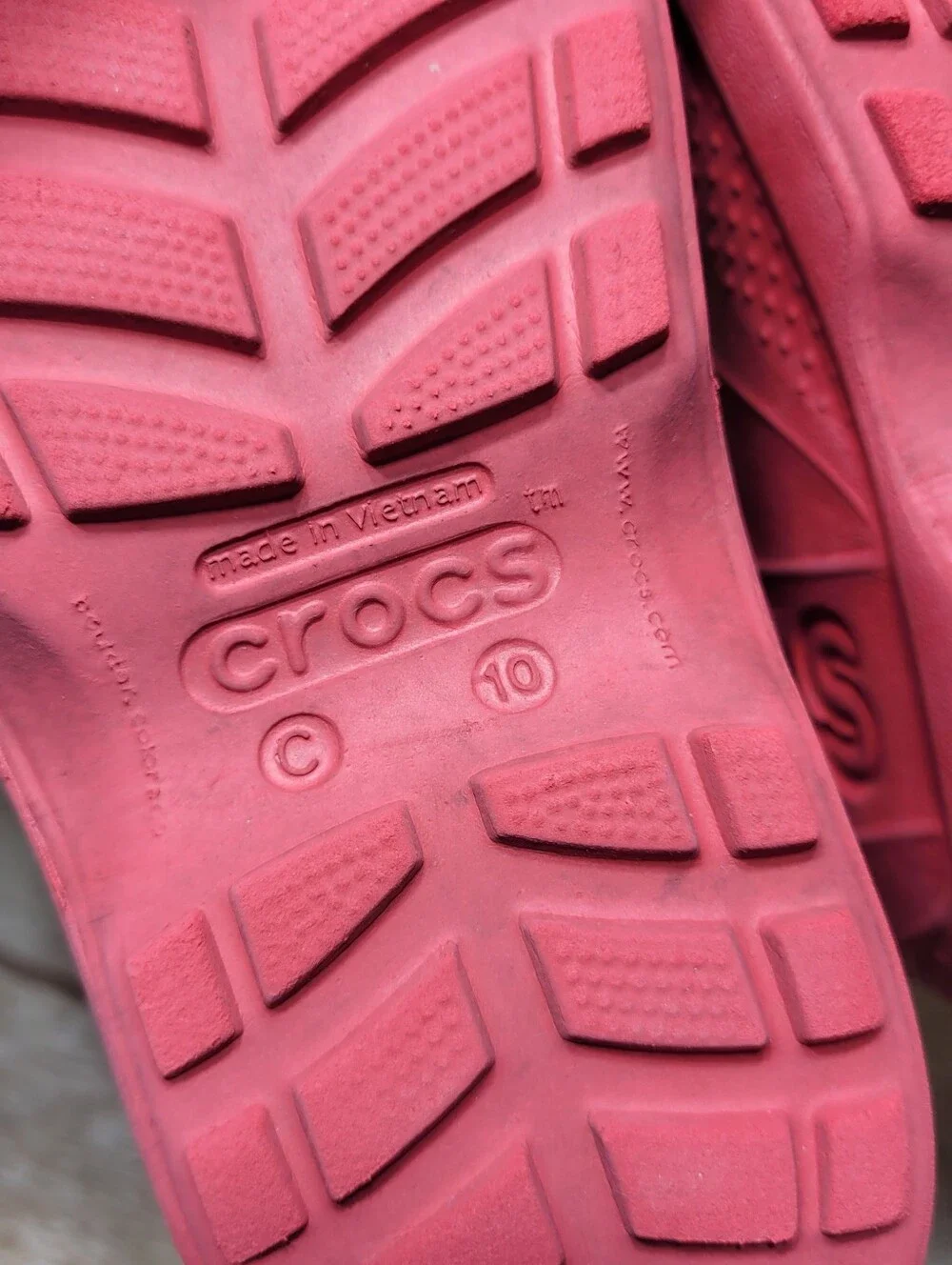 Crocs Waterproof Red Pull On Rain Boots Kids Size C 10
